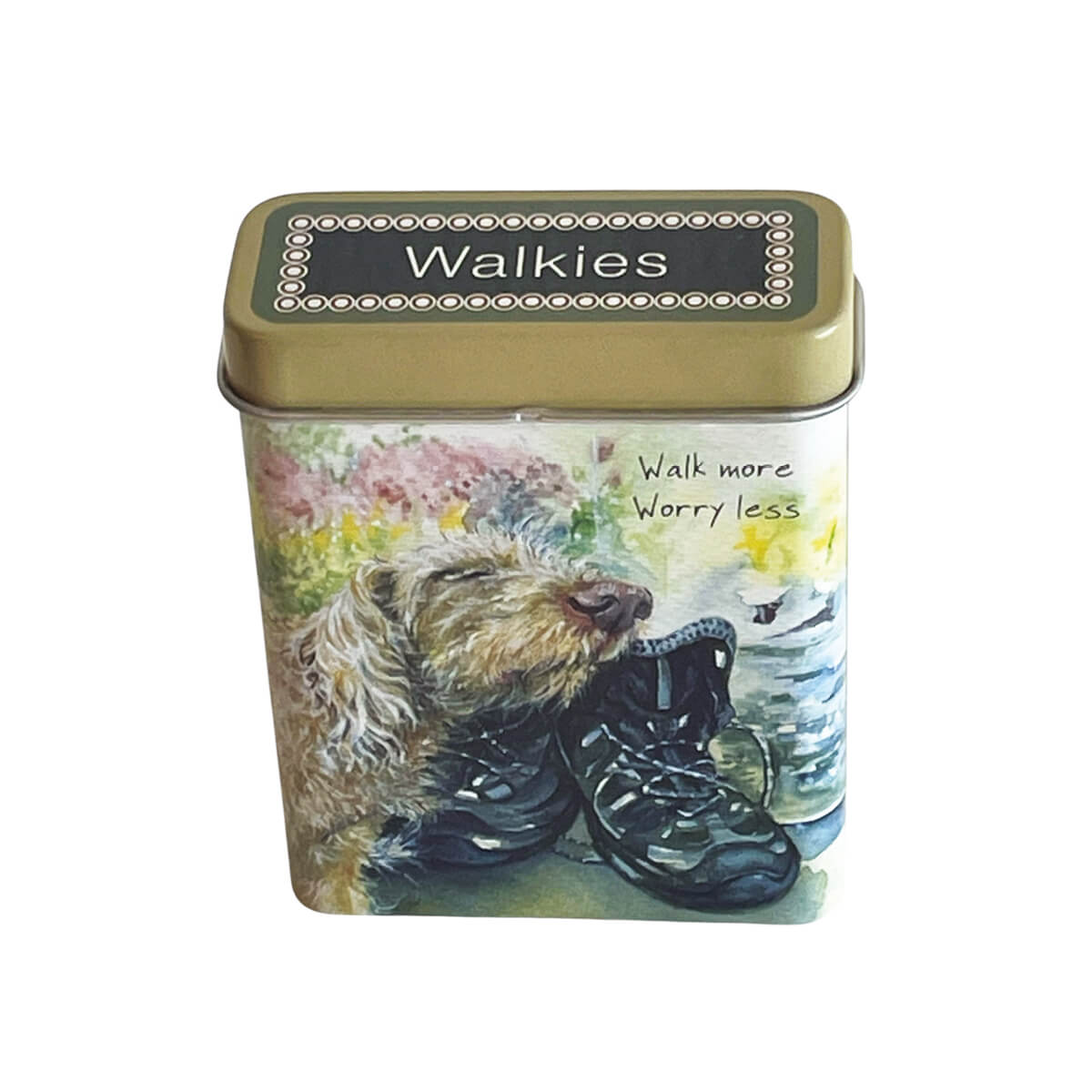 Little Dog Laughed Walk More - Small Tin