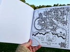 Fox Under The Moon - colouring book