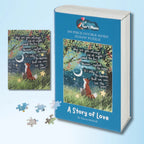Fox Under The Moon A story of love - jigsaw