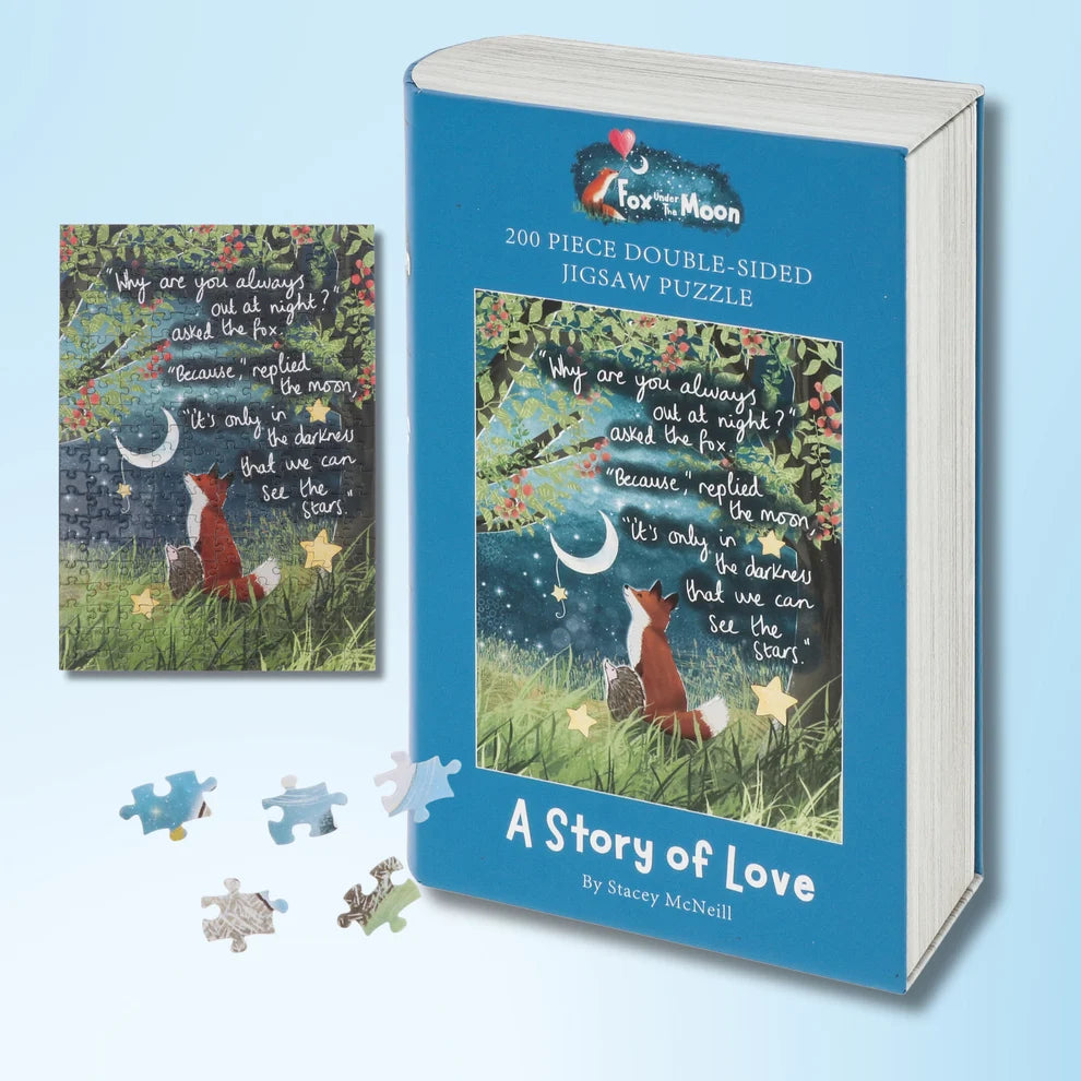Fox Under The Moon A story of love - jigsaw