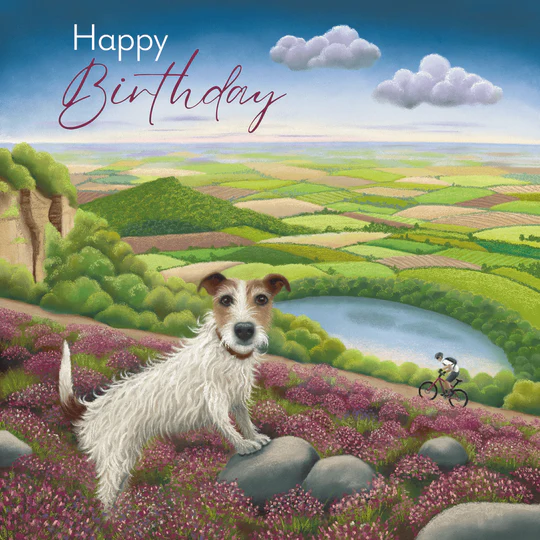 Jack Russell - Lucy Pittaway birthday card