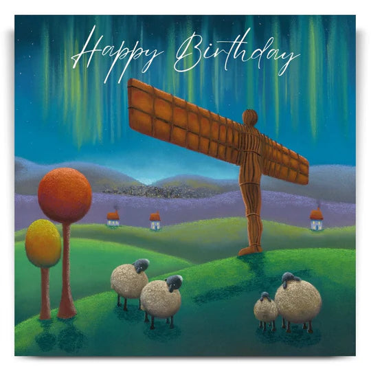 Angel of the North - Lucy Pittaway birthday card