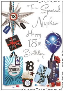 Special nephew on your 18th - Jonny Javelin card