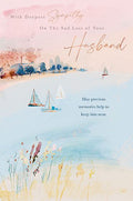 With deepest Sympathy on the loss of your Husband card