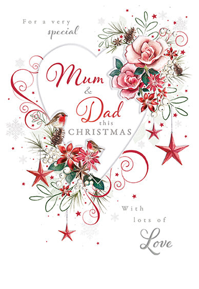 Mum and Dad Christmas card