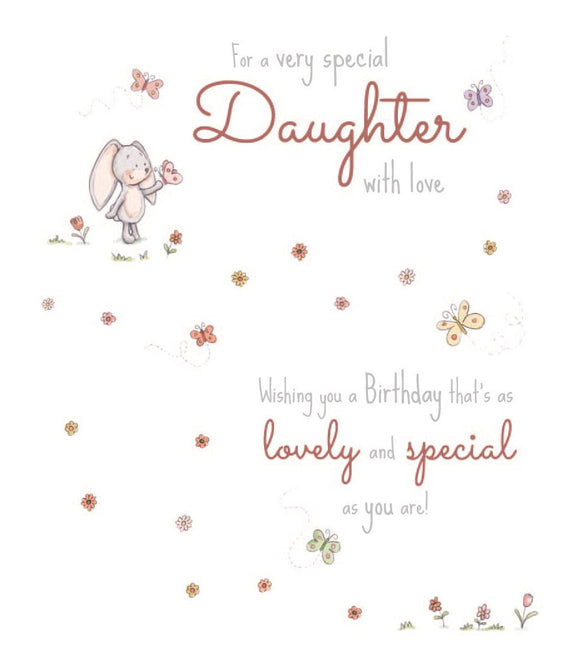 Special Daughter  birthday card