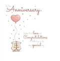 On your Anniversary card