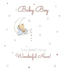 Baby Boy - new baby card