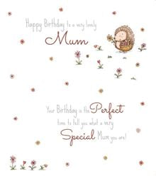 Lovely Mum - Birthday card