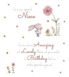 Very Special Niece - Birthday card