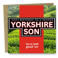 Yorkshire Son Birthday card