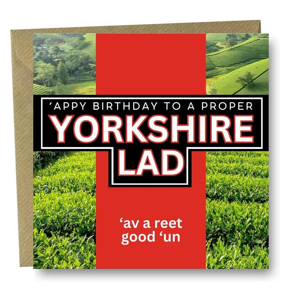 Yorkshire Lad Birthday card