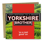 Yorkshire Brother Birthday card