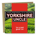 Yorkshire Uncle Birthday card
