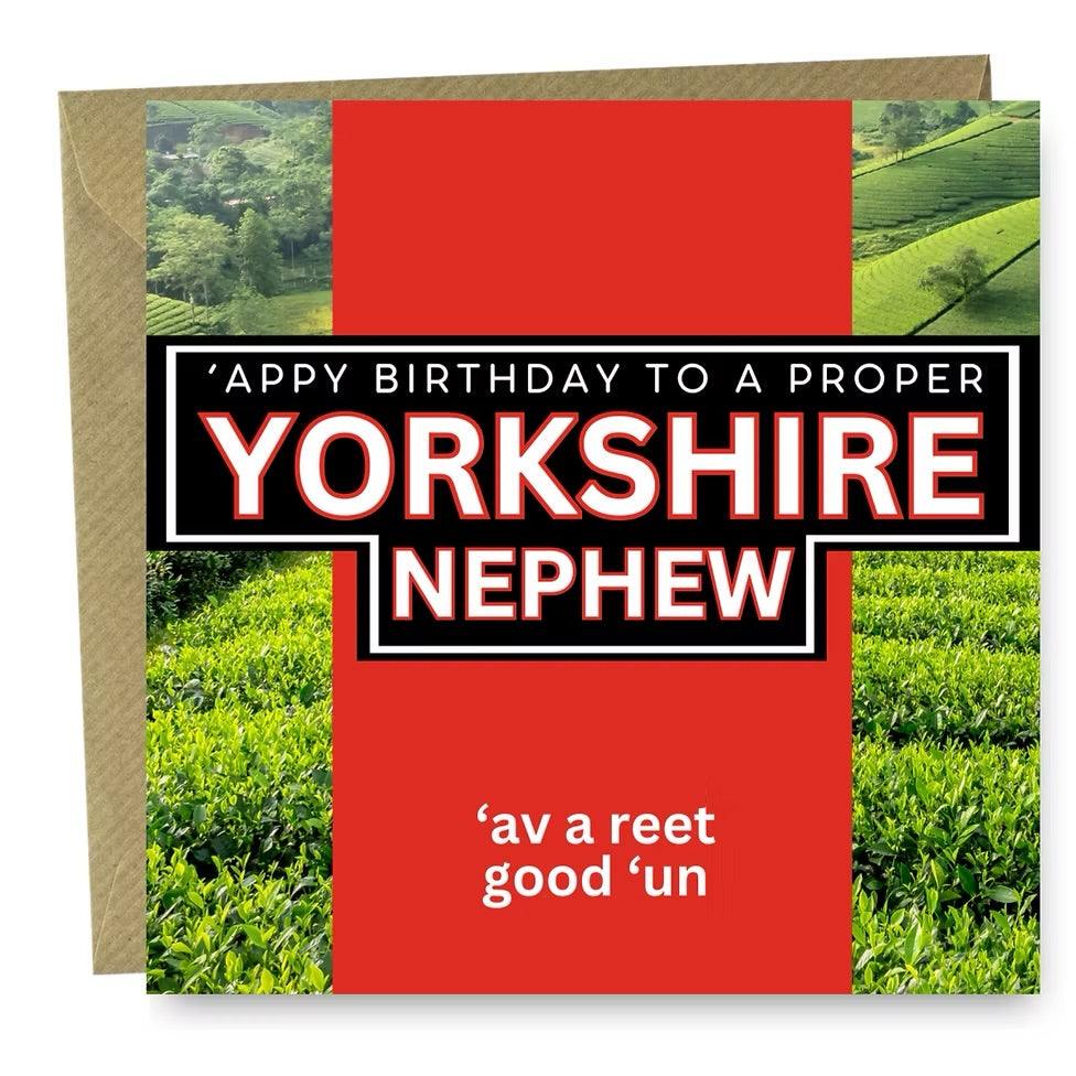 Yorkshire Nephew Birthday card