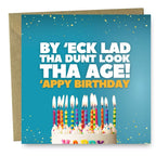 By ‘eck Lad Birthday card