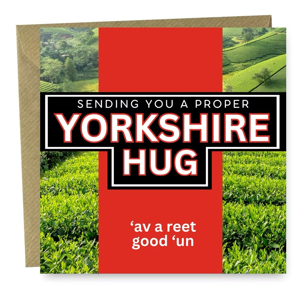 Yorkshire Hug Birthday card