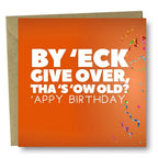 By ‘eck give over Birthday card