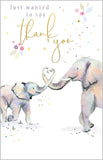 Illustrated Elephants - pack of 8 thank you cards