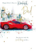 Red car - Father’s Day card