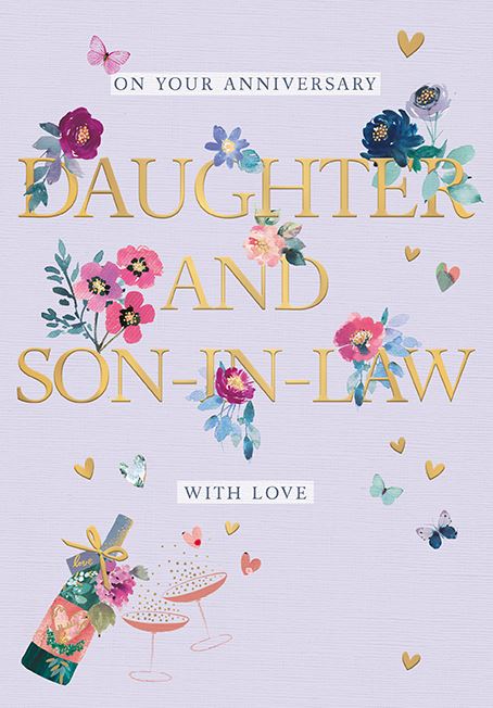 Daughter & Son-in-Law - Anniversary card (Copy)