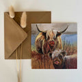Highland cows- Alex Clark card