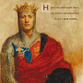 Henry’s new crown blank humour card