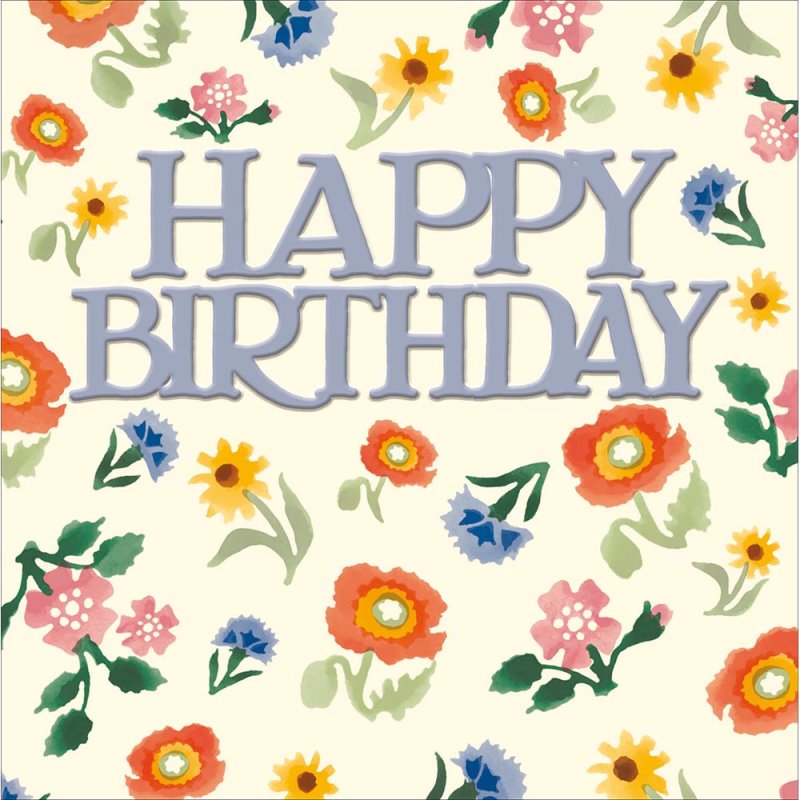 Emma Bridgewater floral Birthday card