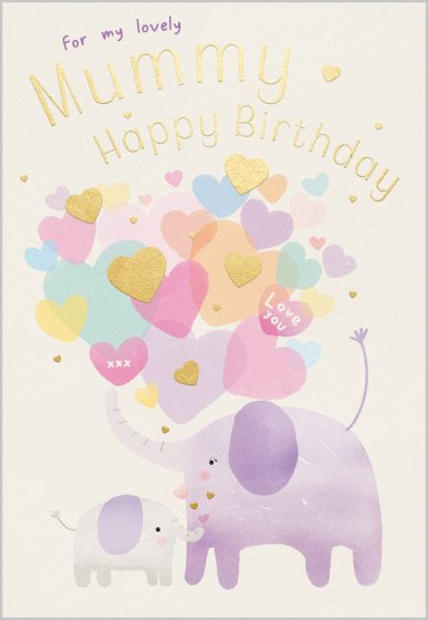 For my lovely Mummy - Birthday card