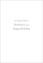For my lovely Mummy - Birthday card