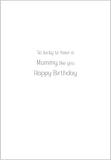 For my lovely Mummy - Birthday card