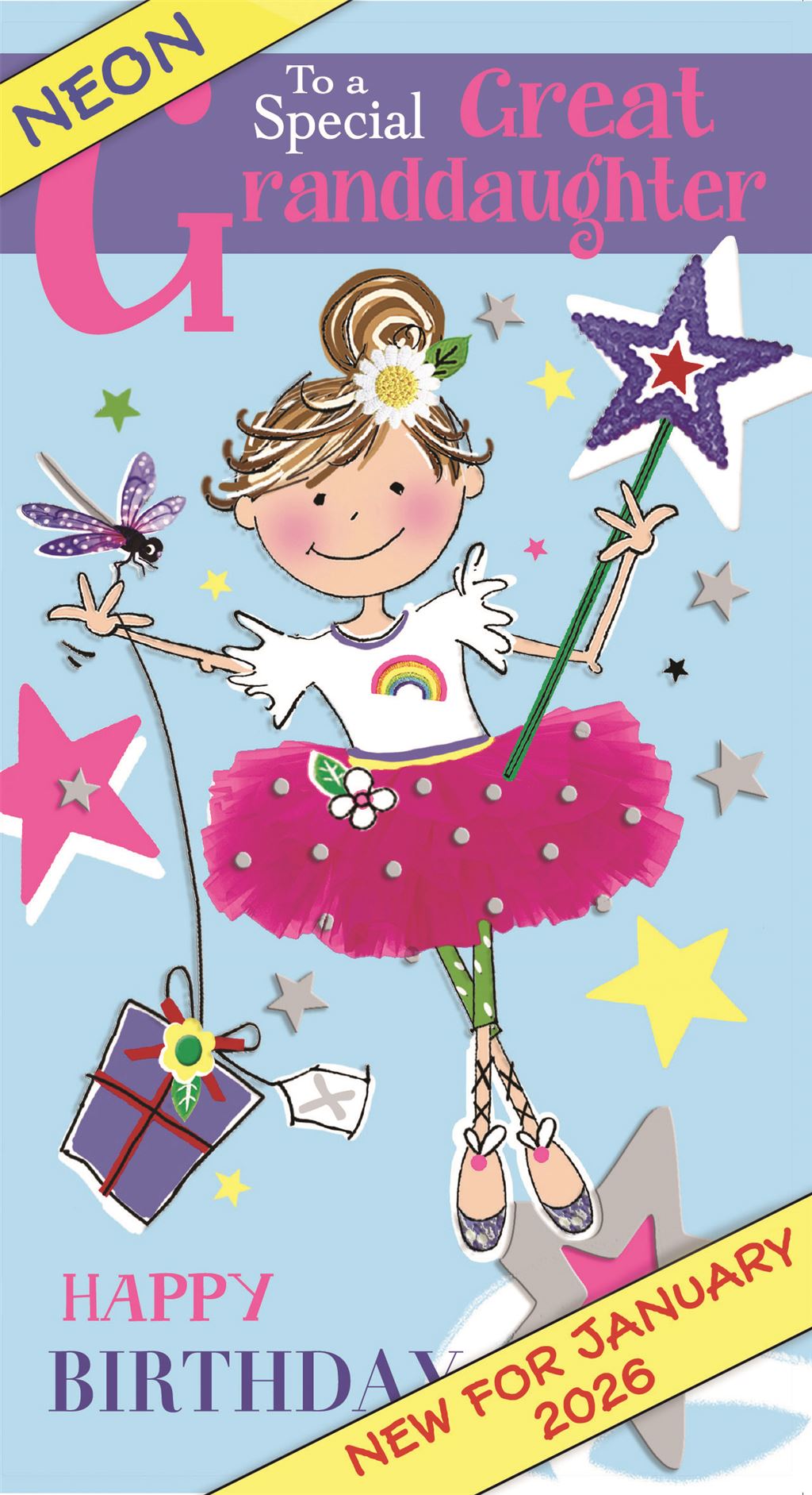 Great Granddaughter on your Birthday - Jonny Javelin card