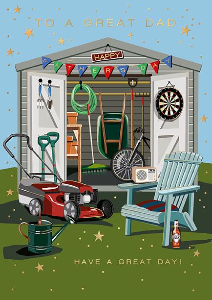 The shed  - Father’s Day card