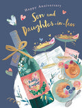 Son & Daughter-in-Law - Anniversary card