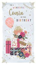 Wonderful Cousin on your Birthday card