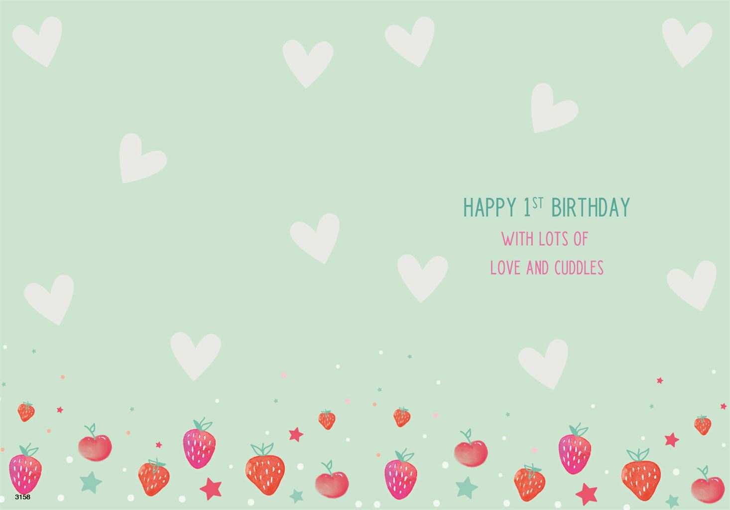 Lovely Niece  1 today -1st birthday card