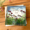 Dunlins, Dad- Alex Clark birthday card