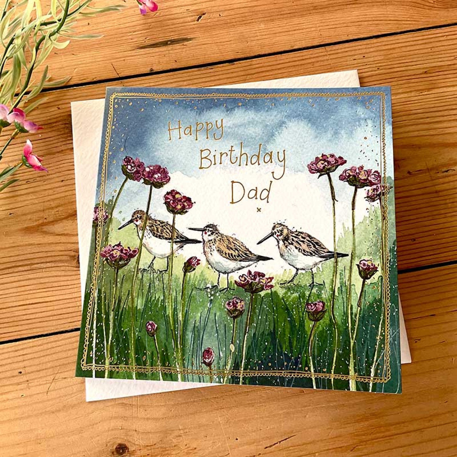 Dunlins, Dad- Alex Clark birthday card