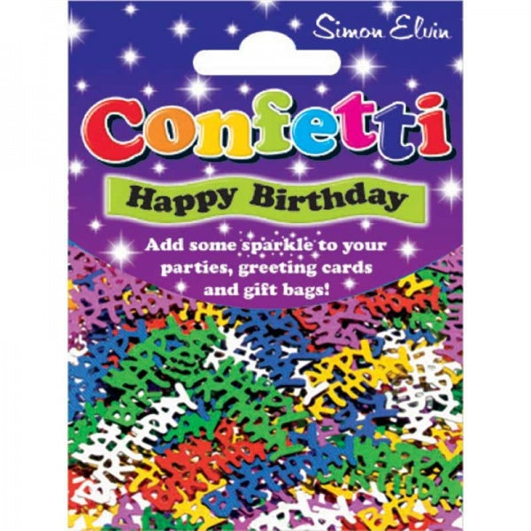 Happy birthday scatter confetti