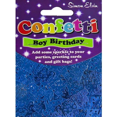 Boy Birthday scatter confetti