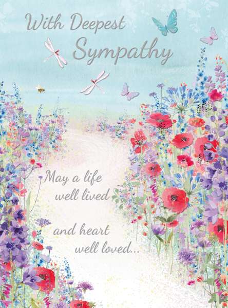 With Deepest sympathy - card