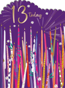 13 Today - Birthday card
