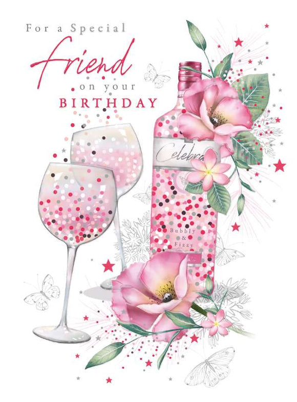 For a  special friend - birthday card