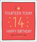 14 Today - Happy Jackson  birthday card