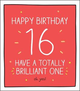 16 Have a brilliant one - Happy Jackson birthday card
