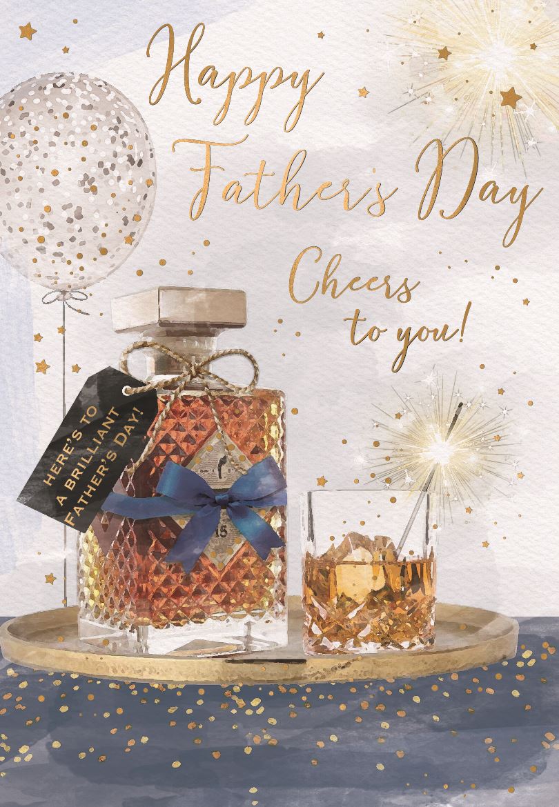 Happy Father's Day cheers to you! - Fathers Day Card