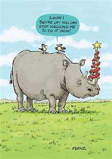 Stop nagging me! - christmas card
