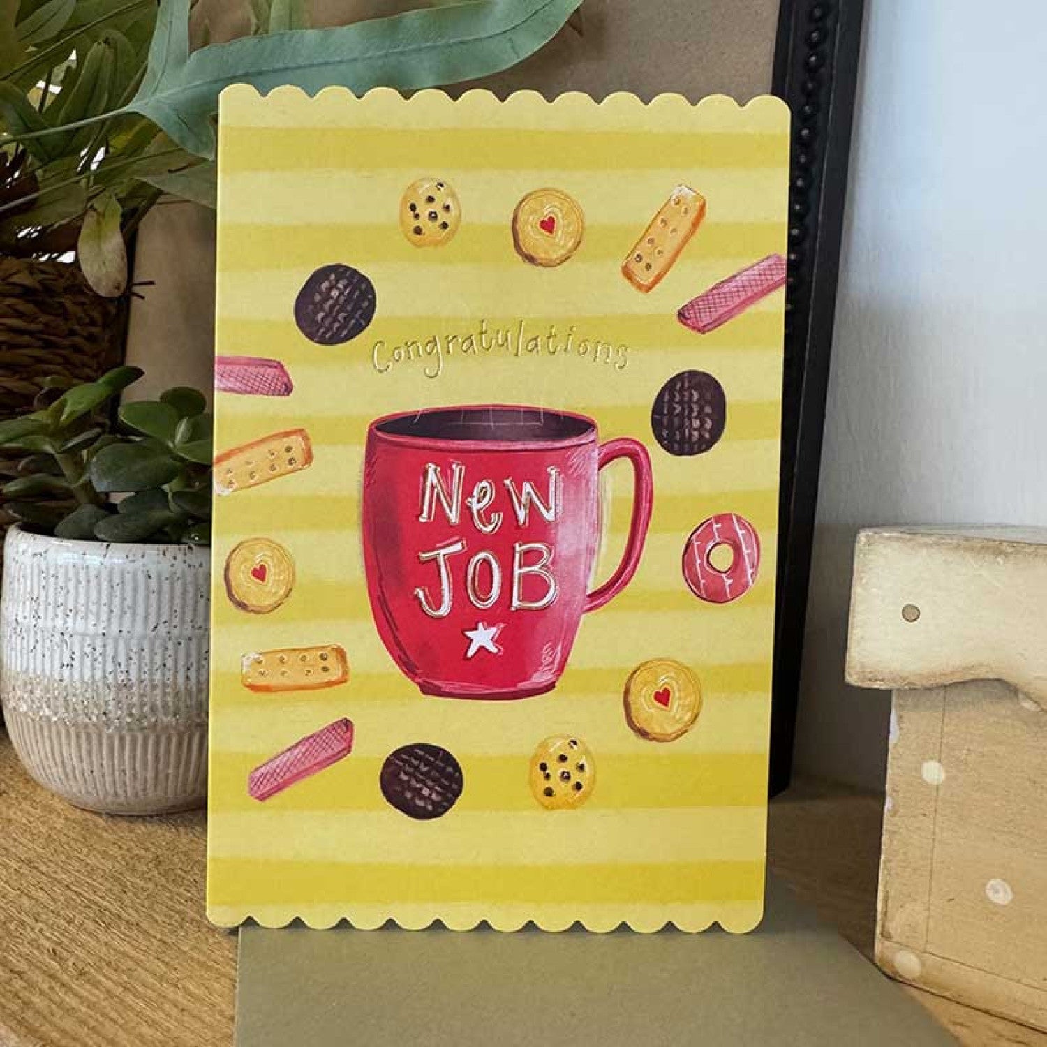 New job  - Alex Clark card
