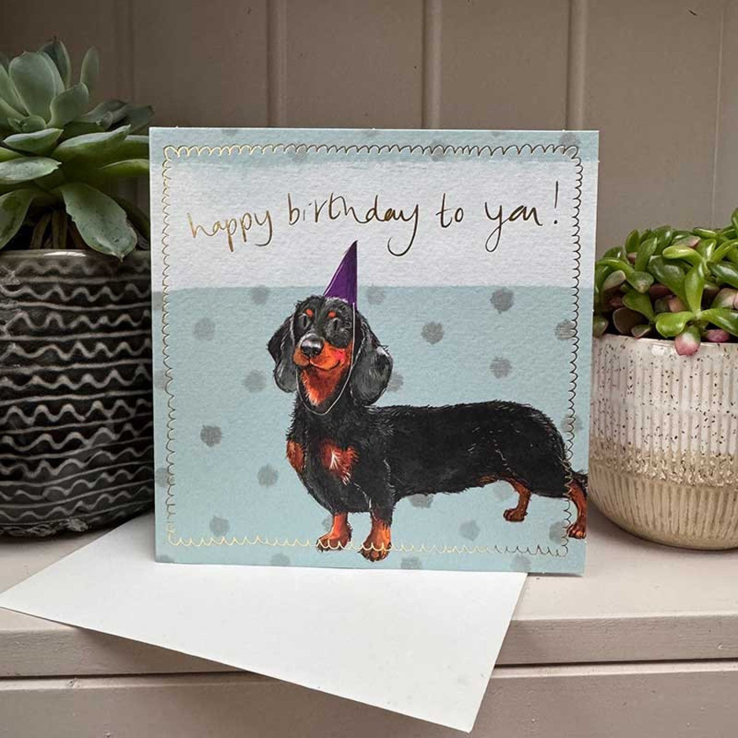 Birthday Dachshund - Alex Clark birthday card