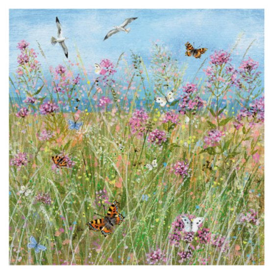 Meadow - blank greetings card